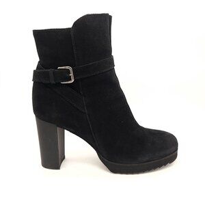 La Canadienne Melany Boots Womens 9.5 Suede Chic Contemporary Designer Elevated